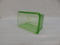 Green Uranium Glass Serving Pieces - Set of 3