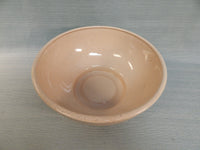 Glossy Beige Glazed 11" Terracotta Bowl