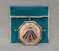 Slane & Slane Sterling Silver Bee Pendant/Enhancer