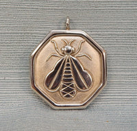 Slane & Slane Sterling Silver Bee Pendant/Enhancer