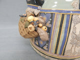 Madam Cat Ceramic Cookie Jar, S. Duncan Pottery Signed