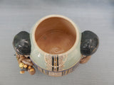 Madam Cat Ceramic Cookie Jar, S. Duncan Pottery Signed