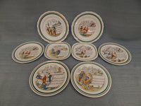 Parry Vielle China Opera Pattern - Lot of 8 Pieces