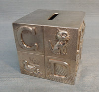 Godinger Silver Art Silver Plate Coin Bank