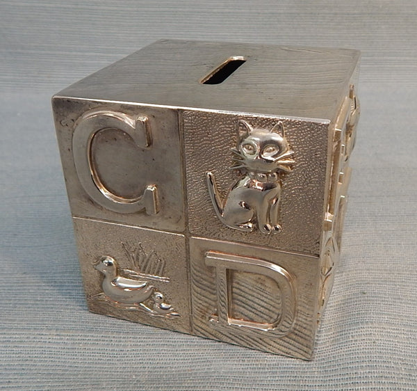 Godinger Silver Art Silver Plate Coin Bank