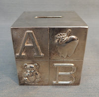 Godinger Silver Art Silver Plate Coin Bank
