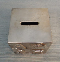 Godinger Silver Art Silver Plate Coin Bank