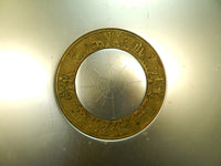 Vintage Kensington Aluminum and Brass Platter - Good Vintage Condition