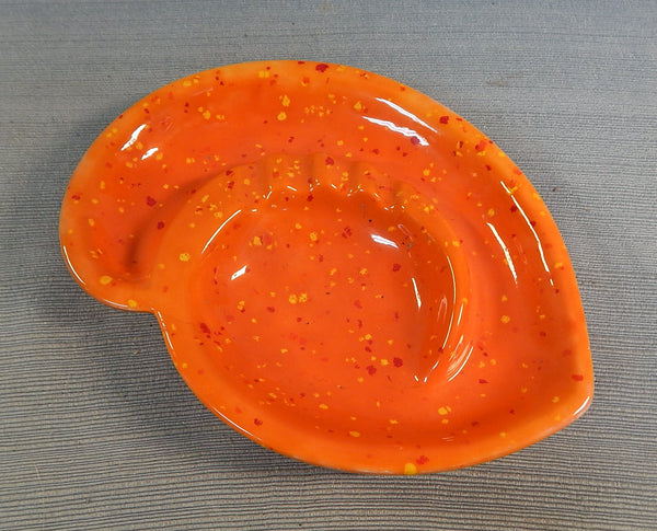 Vintage Orange Ashtray