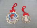 Lenox Ornaments - Snowman & Santa's Arrival - New in Box!