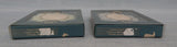 Lenox Cherub Cameo Collection Ornaments - Blue & Green - Lot of 2 -Brand New!