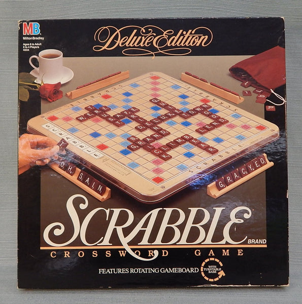 Vintage 1989 Scrabble Deluxe Edition