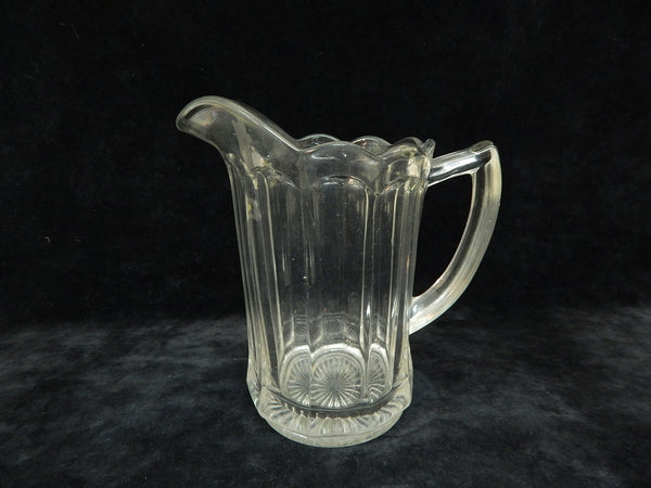 Vintage Ohio Flint Glass Water Pitcher