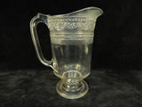 Vintage Bryce, Higbee & Co. Glass Water Pitcher