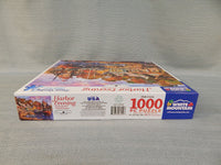 1000 Piece Harbor Evening Puzzle - Certified Complete!