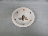 "Little Mole" Plates and Bowl - Very Good Condition