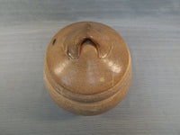 Pottery Cookie Jar with Lid
