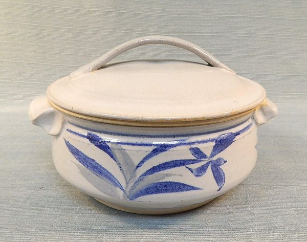 Bear Creek Pottery Blue Flower Steamer