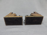 Vintage Playful Scotties on Books Bookends