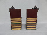 Vintage Playful Scotties on Books Bookends