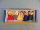 Vtg Creative Playthings People Finger Puppets