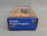 Vtg Creative Playthings People Finger Puppets