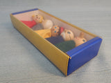 Vtg Creative Playthings People Finger Puppets