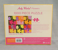 1000 Piece Andy Warhol Flowers Puzzle - Certified Complete!