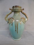 Chinoiserie Style 15" Elephant Vase