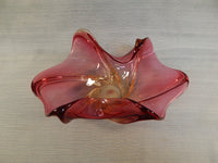 Mid-Century Handmade Glass Bowl