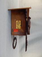 Black Forest Cuckoo Clock Regula 7 Day Birds Maple Leaves Pine Cone Weights