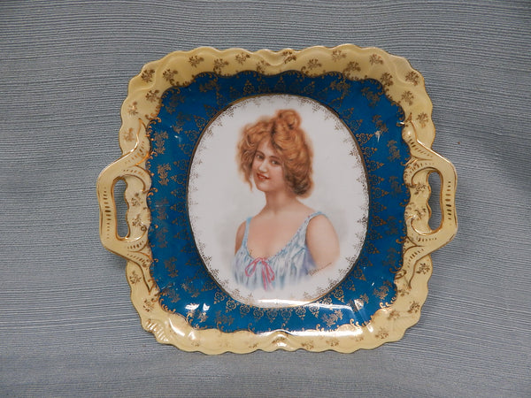 Victorian Porcelain Portrait Plate