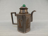 Antique Chinese Pewter Teapot