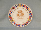 WWII Military Officers Decorative Plates - Lot of 5