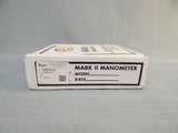 Dwyer Mark II 25 Manometer for Pressure Measurement in Paint Booths & Air Flow - Brand New!