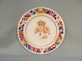 WWII Military Officers Decorative Plates - Lot of 5