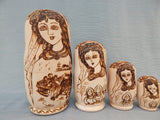 Matryoshka Nesting Dolls - 9 Doll Set in Presentation Box, Made in China