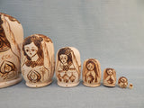 Matryoshka Nesting Dolls - 9 Doll Set in Presentation Box, Made in China