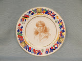 WWII Military Officers Decorative Plates - Lot of 5