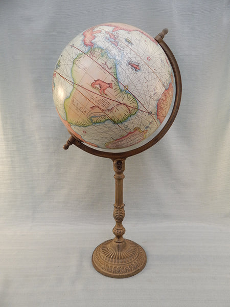 Reproduction Mercator Globe on Stand