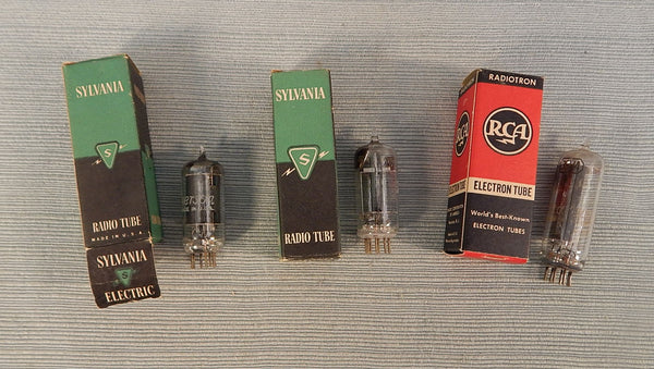 Set of 3 Radio Tubes