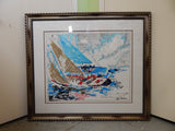 Hand Signed Leroy Nieman Print "Americas Cup"