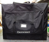 Oakworks Nova Portable Gray Massage Table with Carrying Case