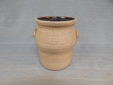 Salt-Glazed Stoneware Crock with Lid