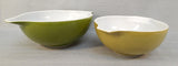 Set of Two Pyrex "Cinderella" Mixing Bowls