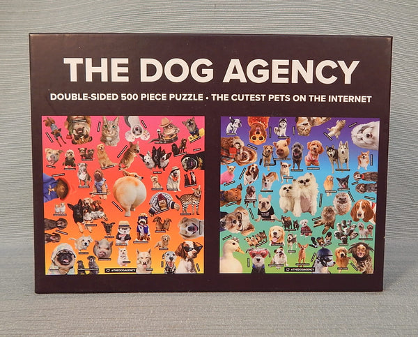 500 Piece The Dog Agency Double-Sided Puzzle