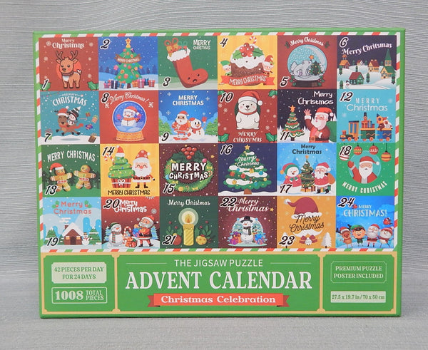 1008 Piece Advent Calendar (24 Puzzles x 42 Pieces Each)