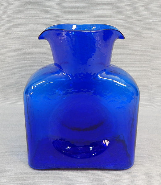 Cobalt Blue Pinch Bottle - Very Good Condition