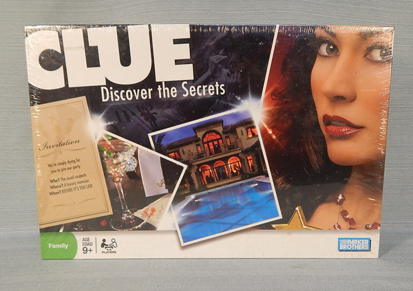 Clue: Discover the Secrets Board Game - Brand New!