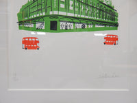 Set of 4 London Landmarks Silkscreen Prints by Lucie Sheridan - Very Good Condition